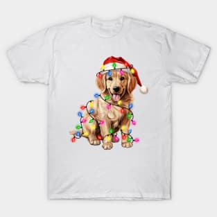 Christmas Golden Retriever T-Shirt